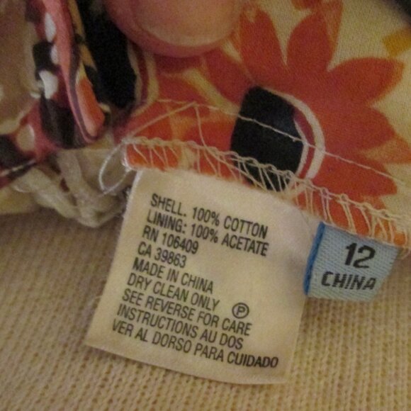 Antoino Melani Autumn Colors Cotton Skirt 12 Boho Hippie Look - Picture 7 of 7